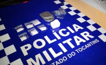 Suspeito e todo o material apreendido foram encaminhados à Delegacia de Polícia Civil - Foto: Ascom PMTO