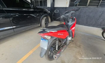 Moto furtada na madrugada deste sábado, 14, é localizada pela Polícia Civil - Foto: Divulgação PCTO