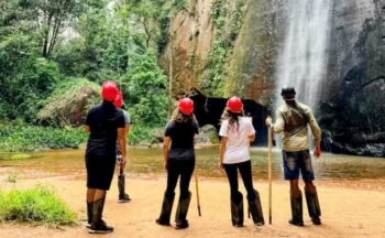 Equipamentos de segurança são essenciais em trilhas como a do Cânion Encantado, em Almas - Foto: Setur/Governo do Tocantins