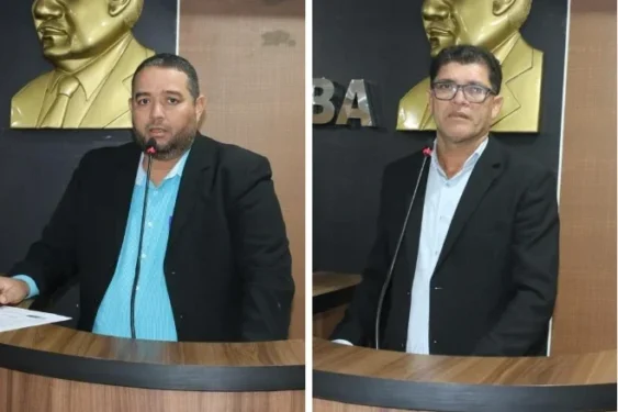 Vereadores Núbio Gomes e Adão Pedreiro. Foto: DJ Leo