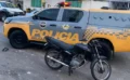 Motocicleta recuperada pelo BPMRED - Foto: Ascom PMTO f