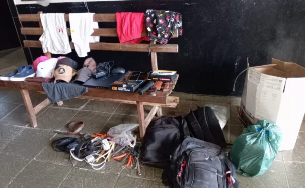 Objetos recuperados - Foto: Ascom 7º BPM