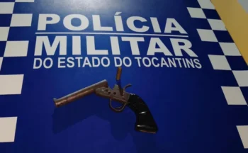 Arma apreendida - Foto: Ascom 8º BPM