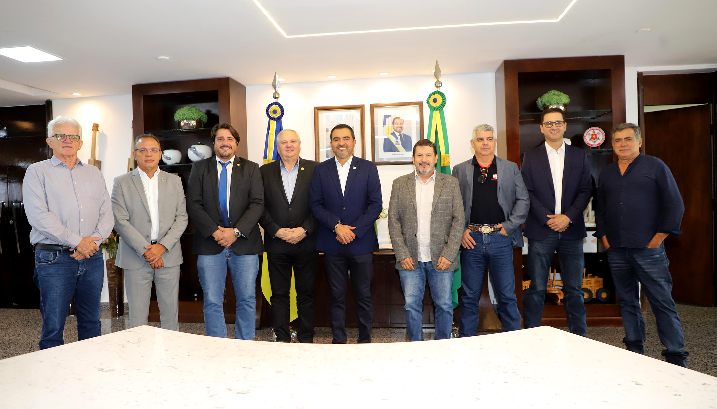 Reunião com representantes do setor produtivo discutiu demandas da indústria frigorífica no estado. Crédito: Esequias Araujo/Governo do Tocantins