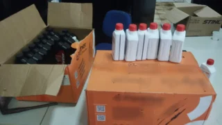 Foto: Durante as diligências foram localizados e apreendidos combustíveis armazenados de forma irregular - Foto: Divulgação PCTO