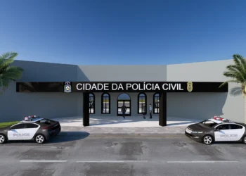 Projeto da fachada da Cidade da Polícia Civil em Gurupi - Reprodução