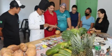 A ação integra o projeto "Mãos que Criam", desenvolvido pela Setas, por meio da Gerência de Inclusão Produtiva, com foco na geração de renda e no fortalecimento da autonomia das famílias. Foto - Gabriel Filipe/Governo do Tocantins