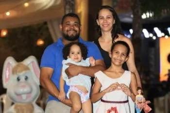 Janílson Machado Barbosa levou toda a família e promete voltar todos os dias - Crédito: Edu Fortes