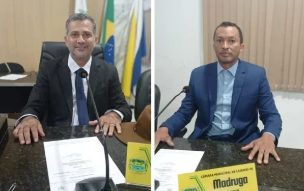 Vereadores Márcio Brito e Jocemar Madruga. Foto: Portal LJ