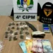 Material apreendido pela PM durante prisão de homem em Lagoa da Confusão - Foto: Ascom PMTO