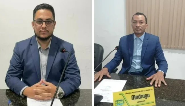 Vereadores Hérico Milhomem e Jocemar Madruga. Foto: Portal LJ