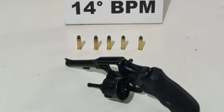 Arma apreendida. - Foto: Ascom 14º BPM
