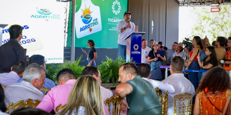 Governador Wanderlei Barbosa lança oficialmente Agrotins 2026 durante evento em Cariri – Foto: Antonio Gonçalves/Governo do Tocantins