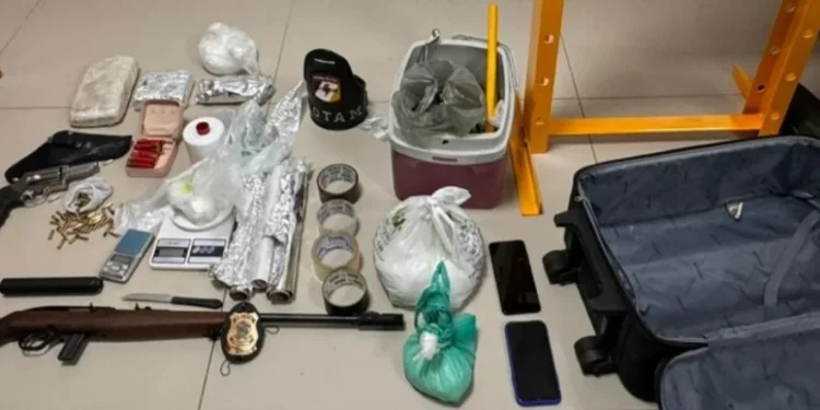 Material apreendido - Foto: Ascom PMTO