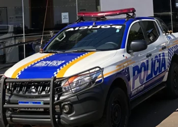 Homem foi apresentado pela PM na delegacia de Pedro Afonso - Foto: Divulgação 3° BPM