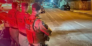 Suspeito foi encaminhado para Central de Flagrantes - Foto: Ascom 15º BPM
