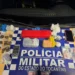 Material apreendido - Foto: Ascom / 4º BPM
