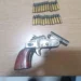 Arma e munições apreendidas - Foto: Ascom BPMA