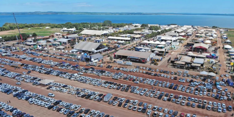 Estrutura da Agrotins 2026 contará com áreas de estacionamento para veículos, motocicletas e ônibus de excursão (Crédito foto: Adilvan Nogueira/Governo do Tocantins)