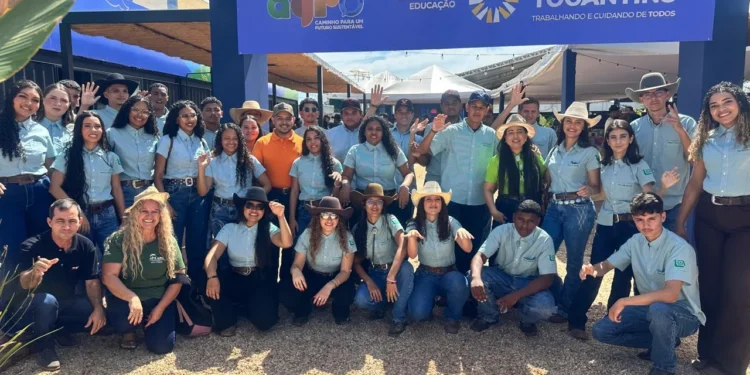 Estudantes de diversos municípios do Tocantins participam da programação da Agrotins 2026 - Foto: Abrão de Sousa / Governo do Tocantins