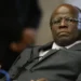 O ministro Joaquim Barbosa durante sessão no STF, em Brasília, para a 34ª sessão de julgamento do mensalão. — Foto: Ed Ferreira/Estadão Conteúdo