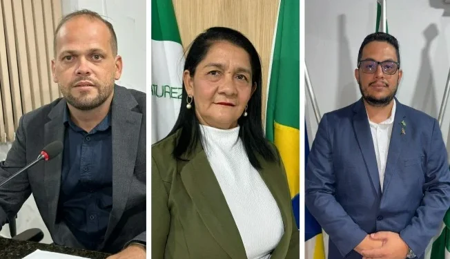Vereadores João Cássio, Eva Vieira e Hérico Milhomens. Foto: Portal LJ