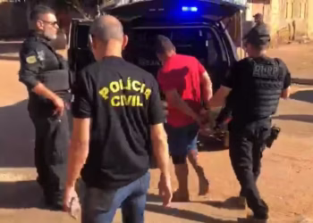 Homem suspeito de matar PM aposentado foi preso pela Polícia Civil — Foto: Divulgação/PCTO