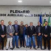 Vanderlei Luxemburgo foi recebido por vereadores na Câmara Municipal de Babaçulândia, em visita institucional ao plenário da Casa de Leis.