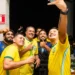 Nesta sexta-feira, no Bar Rio, em Paraíso do Tocantins, Vanderlei Luxemburgo acompanha a segunda partida da Seleção Brasileira na Copa ao lado da população.