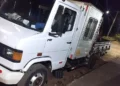 Veículo de onde a bateria foi subtraída. - Foto: Ascom 5º BPM