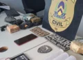 Ação resultou na apreensão de drogas, munições, dinheiro em espécie, celulares e veículos - Foto: Divulgação PCTO/Governo do Tocantins