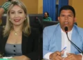 Vereadores Euliene Resplandes e Ghisley Martins. Foto: DJ Leo