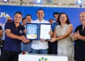 Governador Wanderlei Barbosa assina Ordem de Serviço para reforma e ampliação da Escola Estadual Agrícola David Aires França, em Arraias, com investimento de R$ 3,5 milhões. Foto: Antônio Gonçalves/Governo do Tocantins