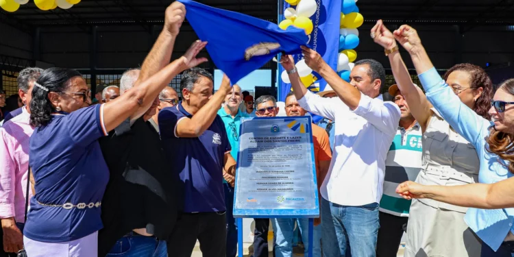 Governador Wanderlei Barbosa impulsiona região sudeste do Tocantins com inauguração do 1º Centro de Esporte e Lazer de Arraias - Antônio Gonçalves/Governo do Tocantins