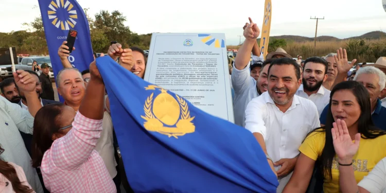 Governador Wanderlei Barbosa inaugura pavimentação da TO-387, entre Conceição e Taipas, atendendo a uma reivindicação histórica da população após décadas de espera - Crédito: Antonio Gonçalves/Governo do Tocantins