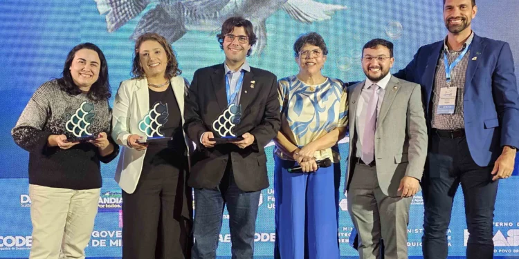 Governo do Tocantins recebe prêmio nacional durante maior feira de Aquicultura da América Latina. Créditos: Nielcem Fernandes\Governo do Tocantins