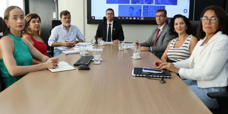 Reunião para alinhamento do projeto de monitoramento foi na sede da SSP. DICOM SSSP TO