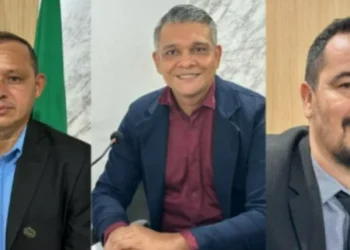 Vereadores Nivaldo Xirica, André Portilho e Helder Borges. Foto: Portal LJ
