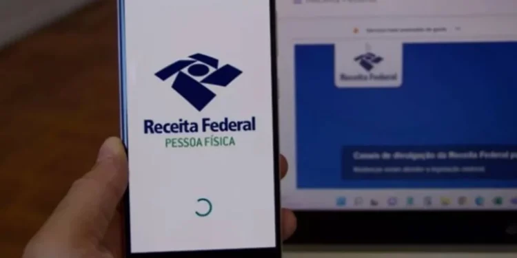 Tela de aplicativo da Receita Federal