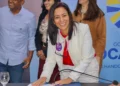 Durante a cerimônia, representantes das instituições assinaram a ata de constituição da Rede Estadual de Enfrentamento à Violência contra a Mulher, formalizando o compromisso de atuação integrada na prevenção e no enfrentamento à violência contra as mulheres e meninas no Tocantins. Antonio Gonçalves/Governo do Tocantins