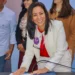 Durante a cerimônia, representantes das instituições assinaram a ata de constituição da Rede Estadual de Enfrentamento à Violência contra a Mulher, formalizando o compromisso de atuação integrada na prevenção e no enfrentamento à violência contra as mulheres e meninas no Tocantins. Antonio Gonçalves/Governo do Tocantins