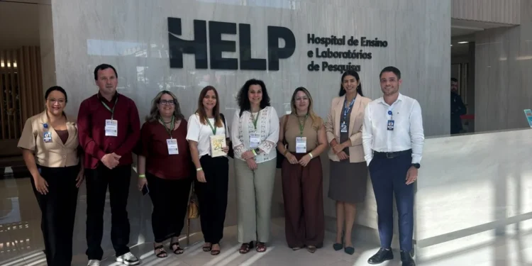 Visita técnica ao Hospital de Ensino e Laboratórios de Pesquisa. Crédito: Divulgação Pequi