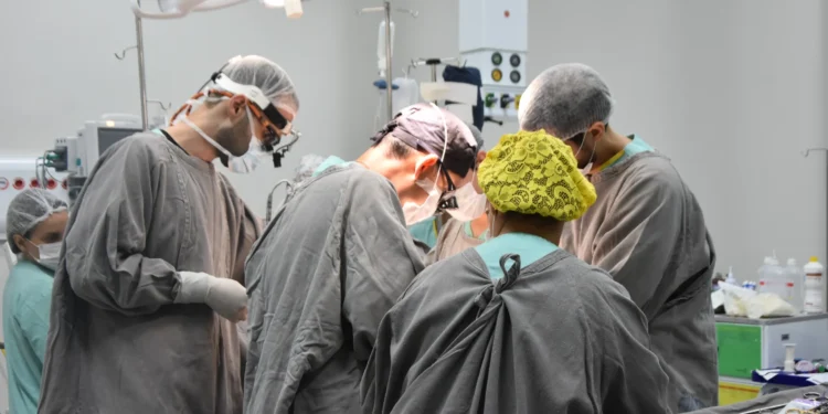 HGP realiza captação múltipla de órgãos que beneficiará cinco pacientes. Com o procedimento realizado nesta terça-feira, o Tocantins soma oito captações de órgãos em 2026. Foto: Luciana Barros / Governo do Tocantins