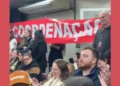 Manifestação de professores e comunidade acadêmica. Crédito: Reprodução Vídeo