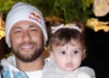 Neymar Jr. e Helena, filha de Amanda Kimberlly