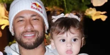 Neymar Jr. e Helena, filha de Amanda Kimberlly