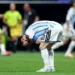 Messi se emociona com classificação da Argentina para as quartas de final da Copa (Foto: REUTERS/Carlos Barria)