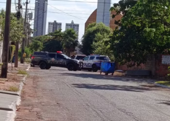 O disparo foi na região central de Palmas — Foto: Reprodução/TV Anhnaguera