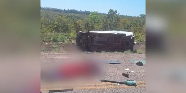 Acidente deixa mortos e feridos na TO-130 — Foto: Reprodução/Tocantins Alerta