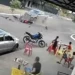 Motociclista bateu de frente com caminhonete em cruzamento — Foto: Reprodução/Jornal TO em Alta